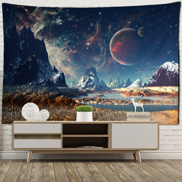 Moon Flower Wall Tapestries-ToShay.org