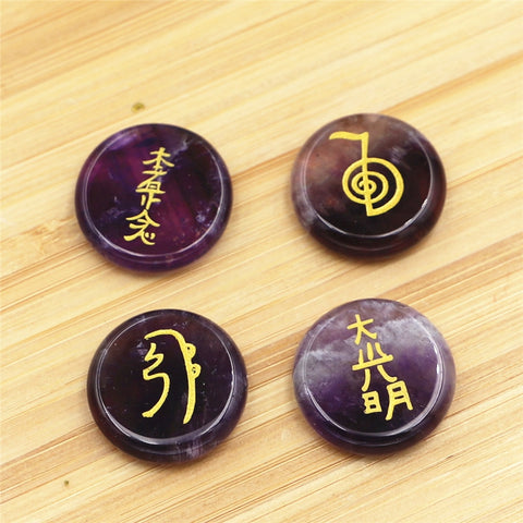 Mixed Reiki Crystal Palm Stones-ToShay.org