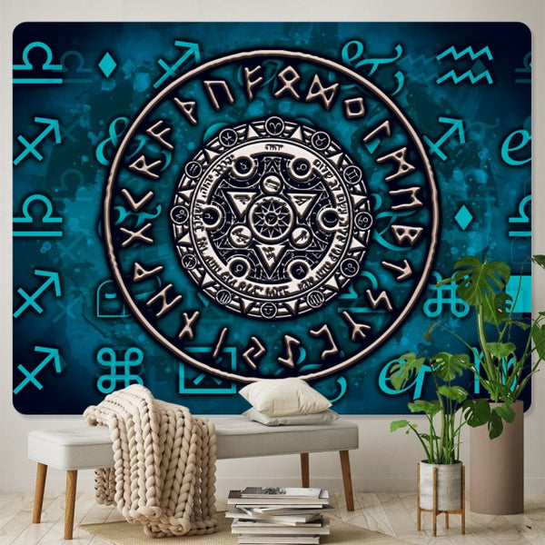 Viking Rune Art Tapestry-ToShay.org