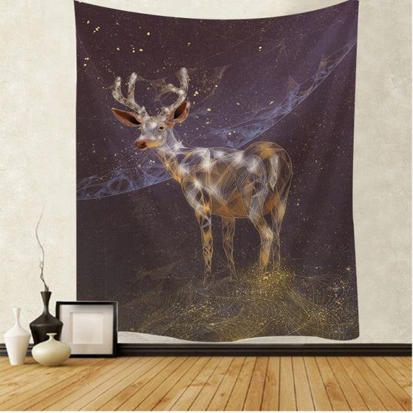 Moose in Forest Tapestry-ToShay.org