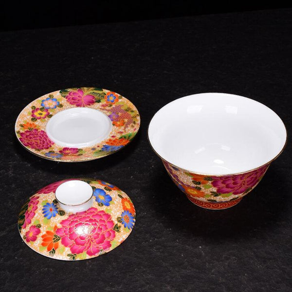 White Painted Ceramic Sugar Bowl-ToShay.org