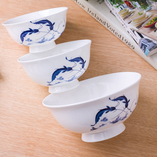 Blue White Porcelain Bowl-ToShay.org