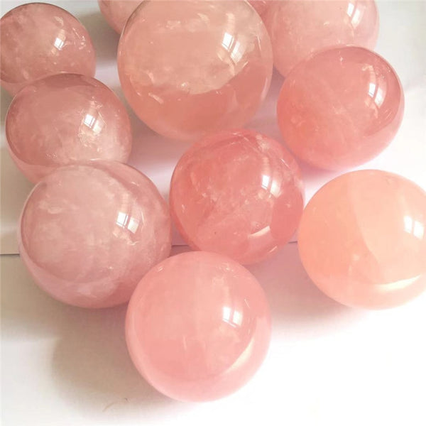 Pink Quartz Crystal Ball-ToShay.org