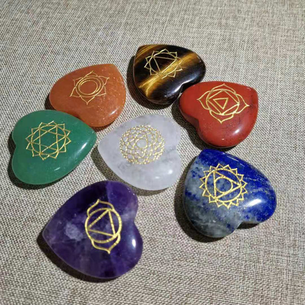 Chakra Symbols Heart Crystal-ToShay.org