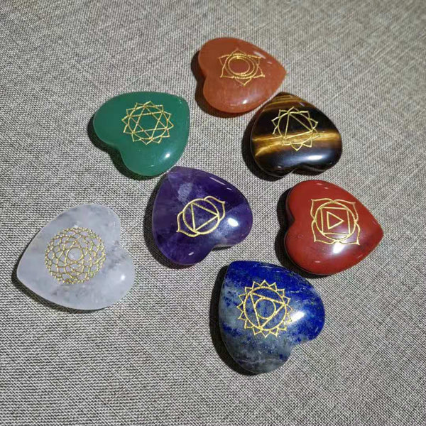 Chakra Symbols Heart Crystal-ToShay.org
