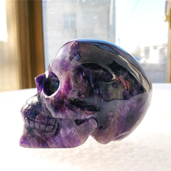 Purple Dream Amethyst Skull-ToShay.org