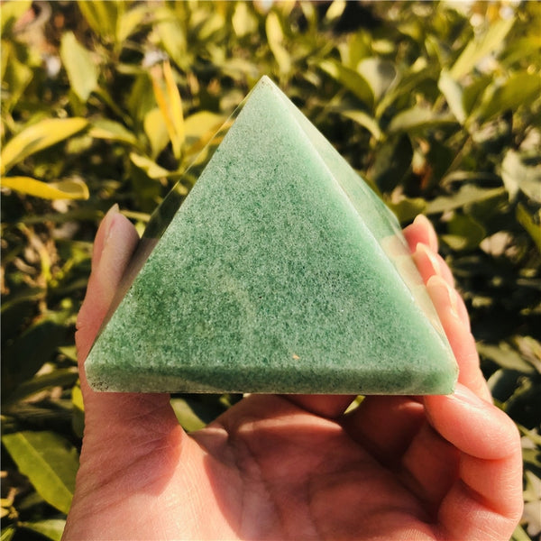 Green Dongling Jade Pyramid-ToShay.org