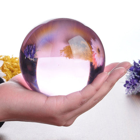 Pink Crystal Quartz Ball-ToShay.org