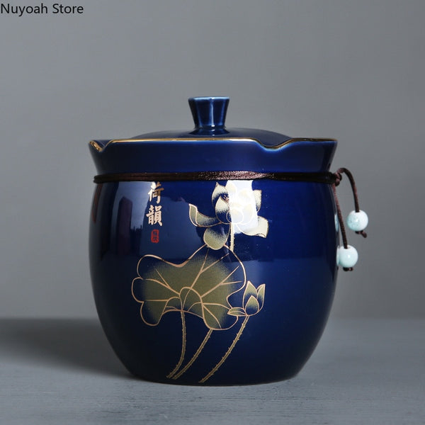Glazed Ceramic Tea Caddy-ToShay.org