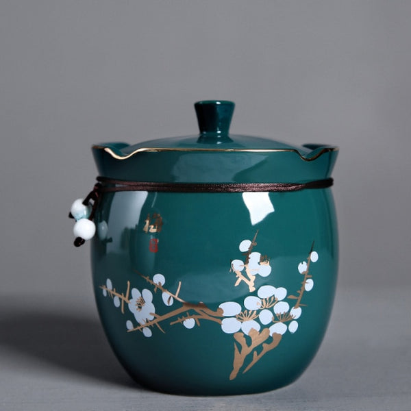 Glazed Ceramic Tea Caddy-ToShay.org