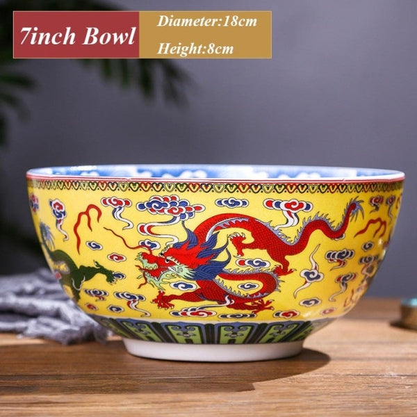 Dragon Ceramic Tea Set-ToShay.org