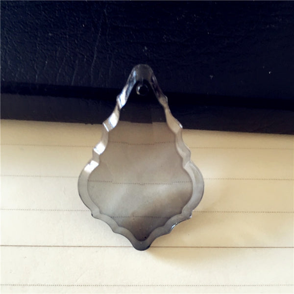 Grey Crystal Maple Leaf Pendants-ToShay.org