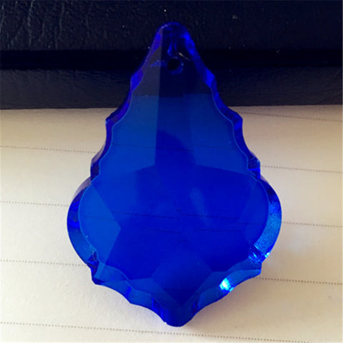 Blue Crystal Maple Leaf Pendants-ToShay.org