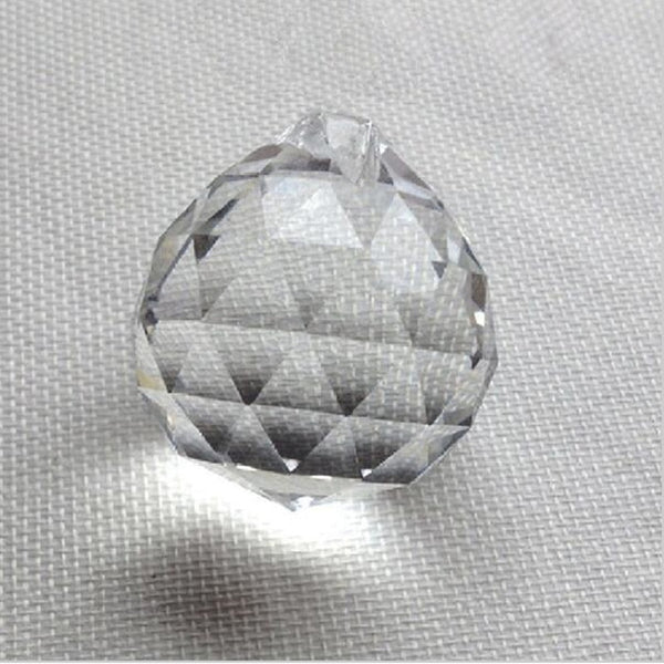 Clear Crystal Faceted Balls-ToShay.org