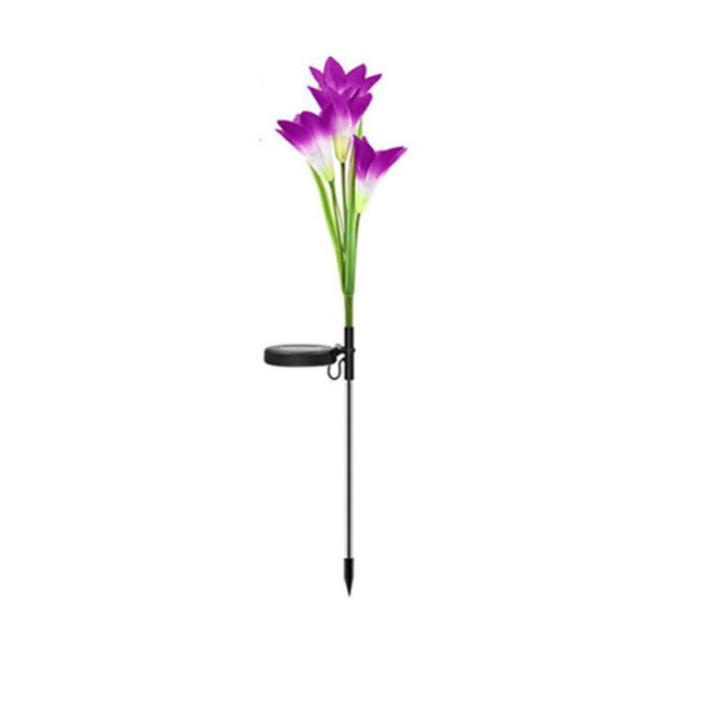 Solar Lily Flower Garden Lights-ToShay.org