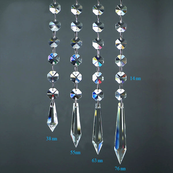 Clear Crystal Icicle Beads-ToShay.org