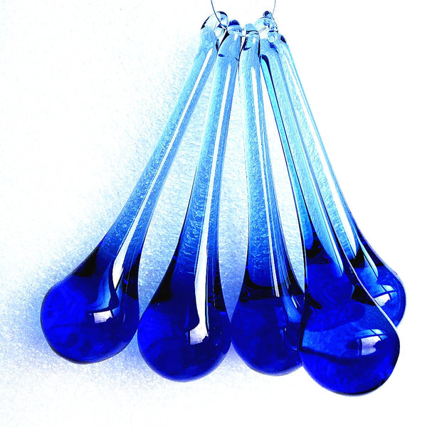 Blue Crystal Raindrop Beads-ToShay.org