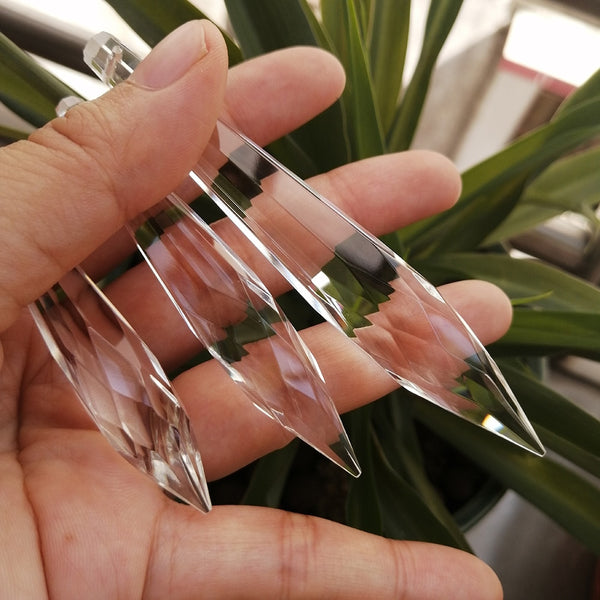 Clear Crystal Icicle Pendant-ToShay.org