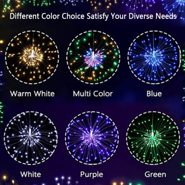 Solar Fireworks Garden Lights-ToShay.org