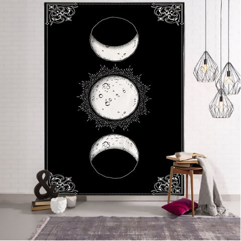 Sun Moon Phase Tapestry-ToShay.org