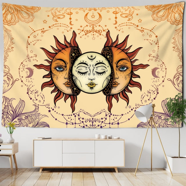 Sun Moon Phase Tapestry-ToShay.org