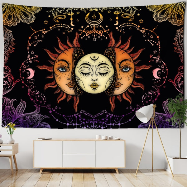 Sun Moon Phase Tapestry-ToShay.org
