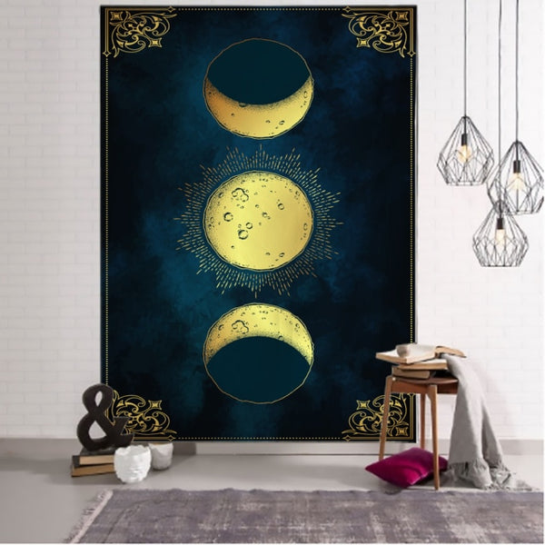 Sun Moon Phase Tapestry-ToShay.org