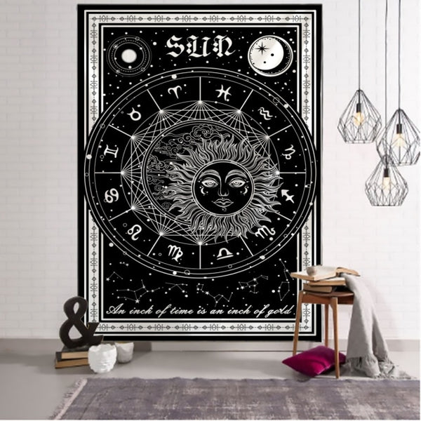 Sun Moon Phase Tapestry-ToShay.org