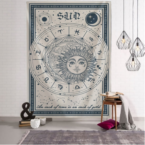 Sun Moon Phase Tapestry-ToShay.org