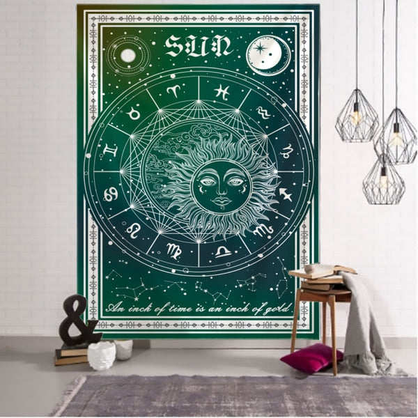 Sun Moon Phase Tapestry-ToShay.org