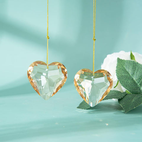 Heart Crystal Pendants-ToShay.org
