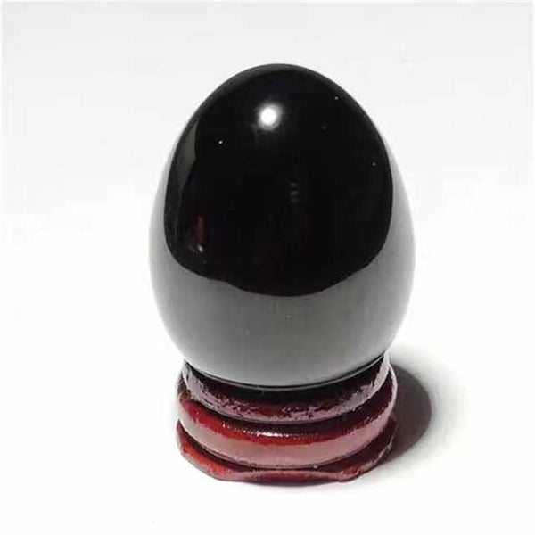 Black Obsidian Crystal Egg-ToShay.org