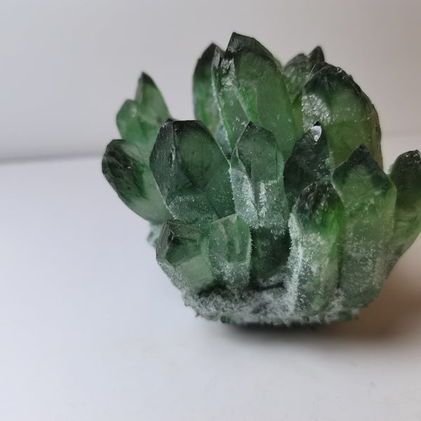 Green Ghost Phantom Crystal Cluster-ToShay.org