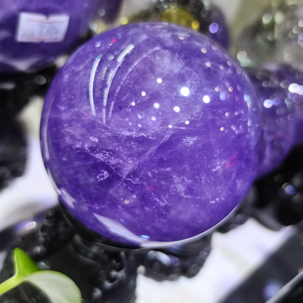 Purple Amethyst Crystal Ball-ToShay.org