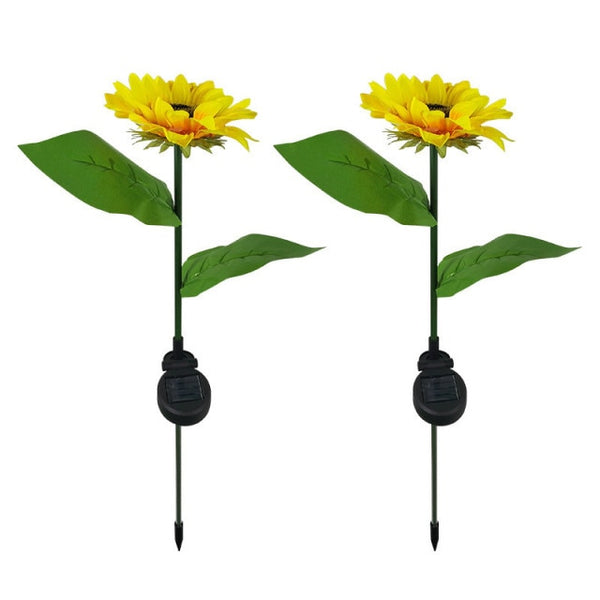Solar Sunflower Garden Lights-ToShay.org