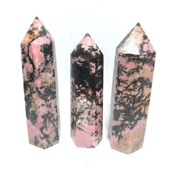 Pink Rhodonite Wand Point-ToShay.org