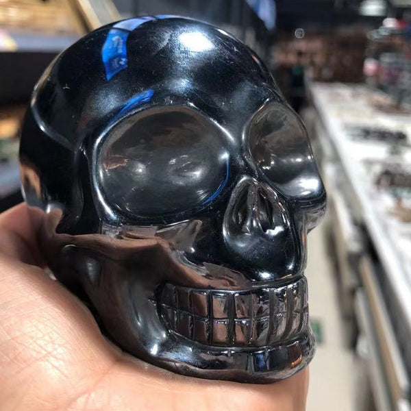 Silver Terahertz Crystal Skull-ToShay.org