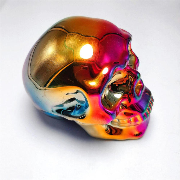 Rainbow Aura Crystal Skull-ToShay.org