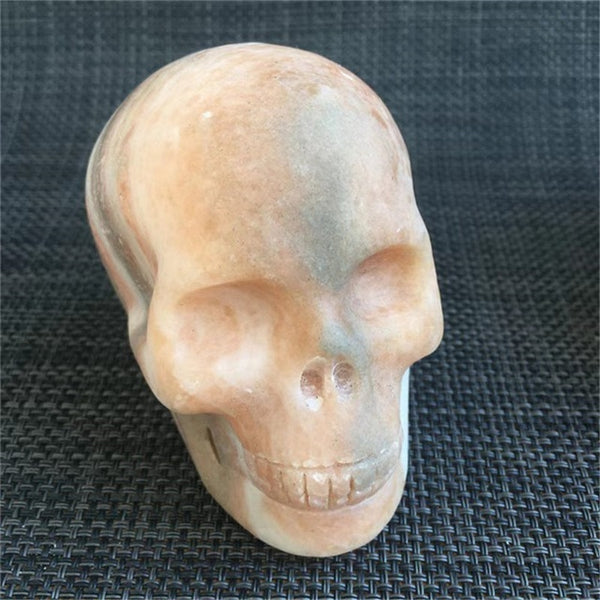 White Pork Stone Skull-ToShay.org