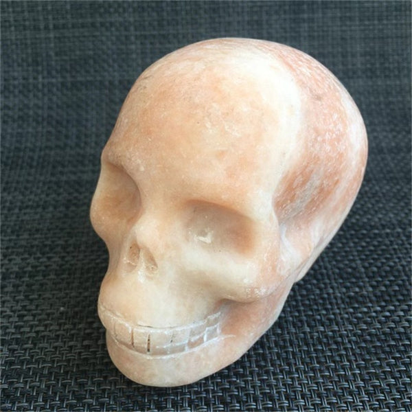 White Pork Stone Skull-ToShay.org