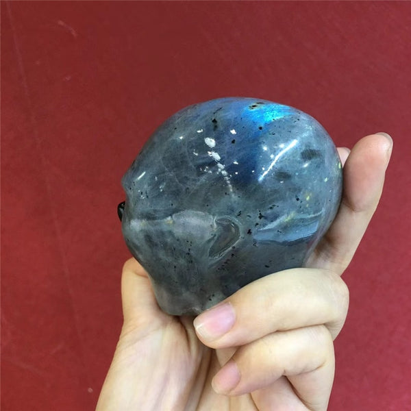 Blue Labradorite Crystal Eye Alien Skull-ToShay.org