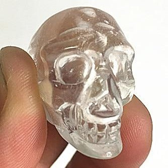 Clear Crystal Quartz Skull-ToShay.org