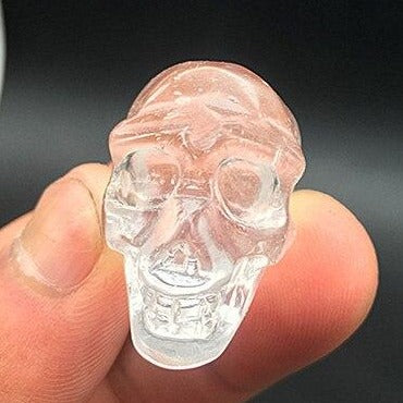 Clear Crystal Quartz Skull-ToShay.org