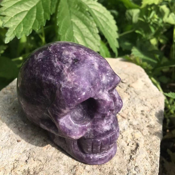 Purple Mica Quartz Crystal Skulls-ToShay.org