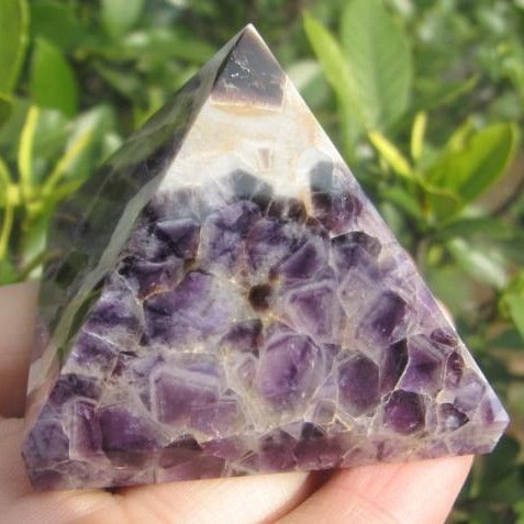 Purple Dream Amethyst Crystal Pyramid-ToShay.org