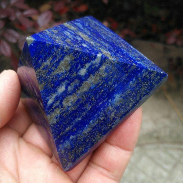Blue Lapis Lazuli Stone Pyramid-ToShay.org