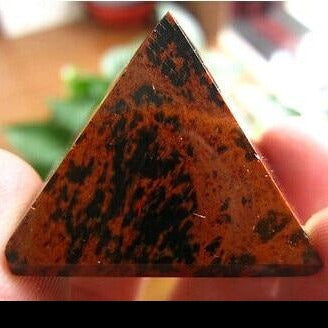 Red Obsidian Stone Pyramid-ToShay.org