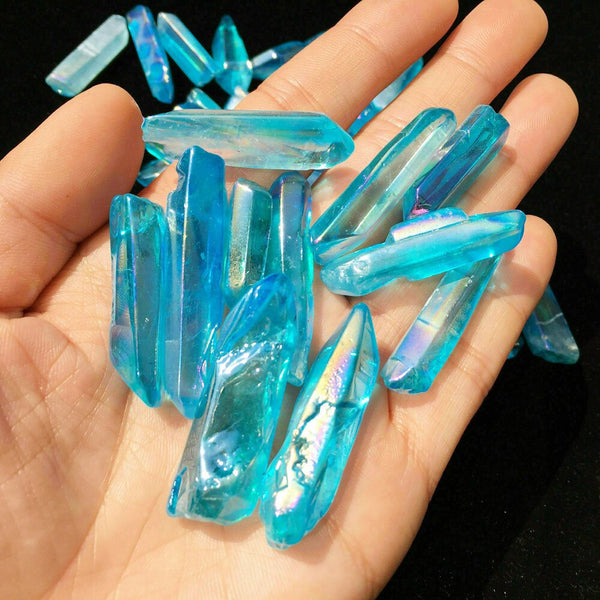 Blue Aura Crystal Chips-ToShay.org