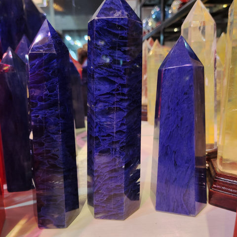 Blue Smelting Crystal Pillar-ToShay.org