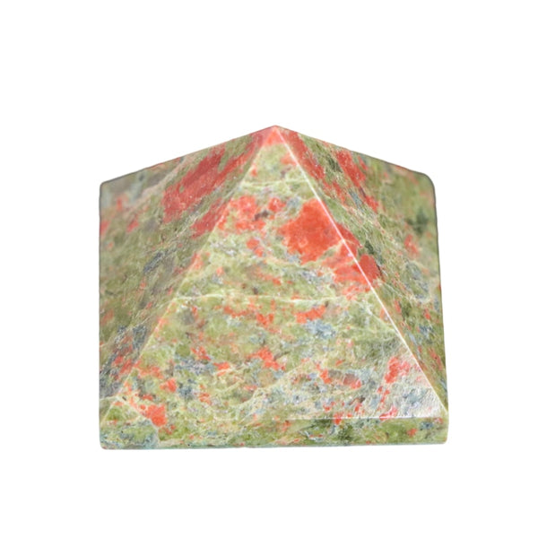 Green Unakite Pyramid-ToShay.org